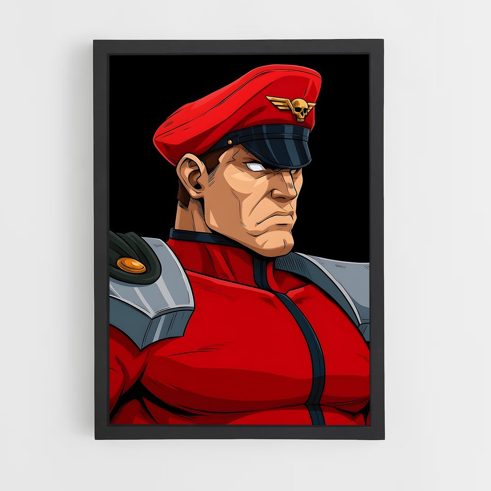 Poster Bison Power – affiche Street Fighter (vue 2)